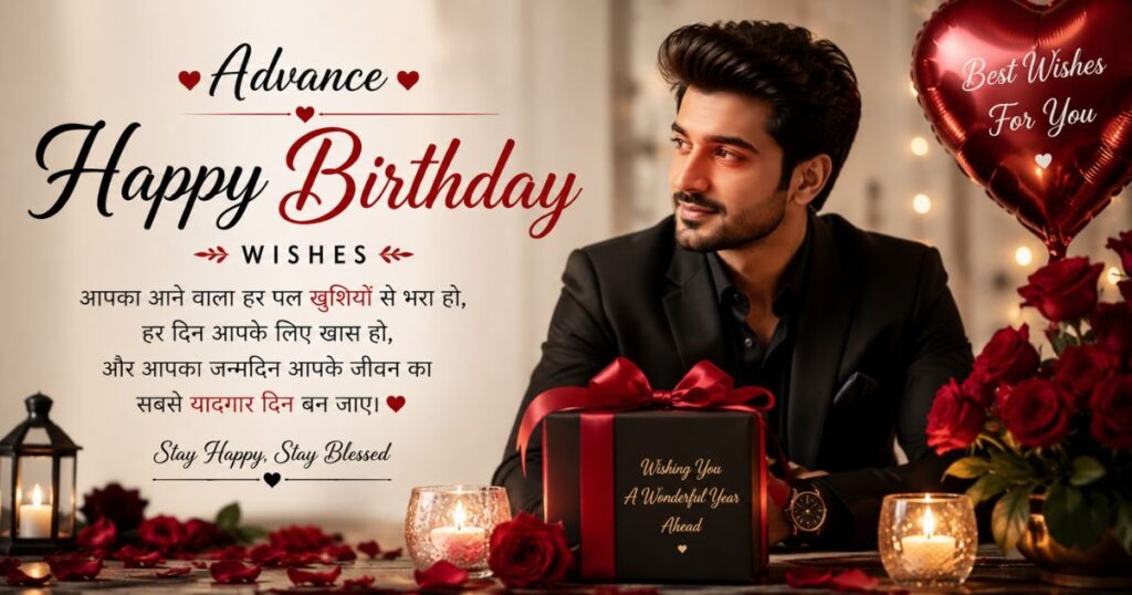 Advance Happy Birthday Wishes