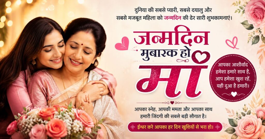 Birthday Wishes For Mother in Hindi