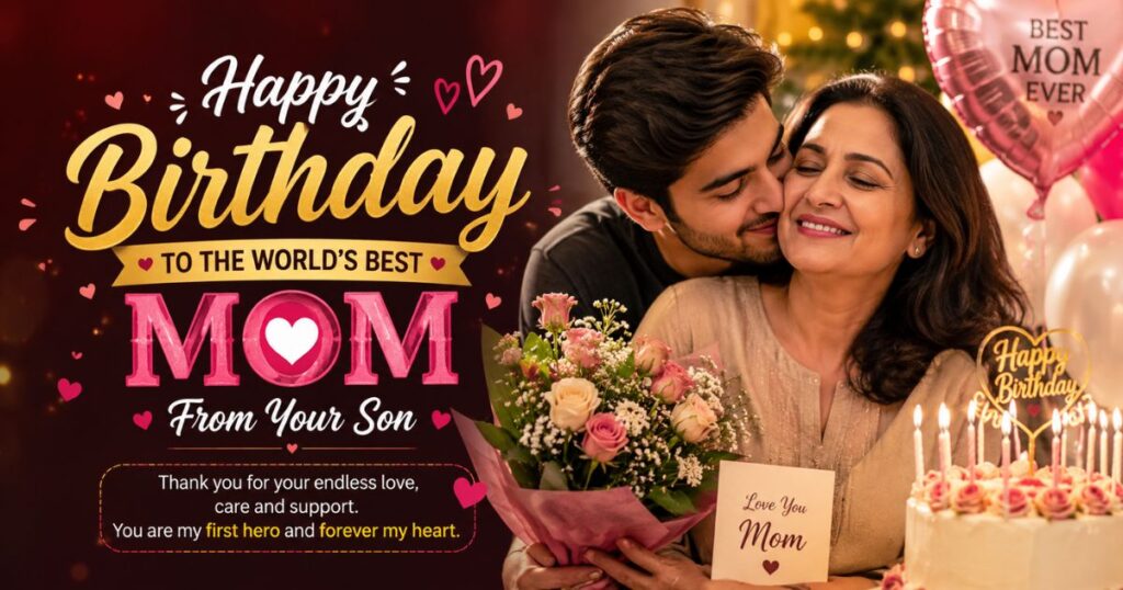 Happy Birthday Wishes For Mom From Son