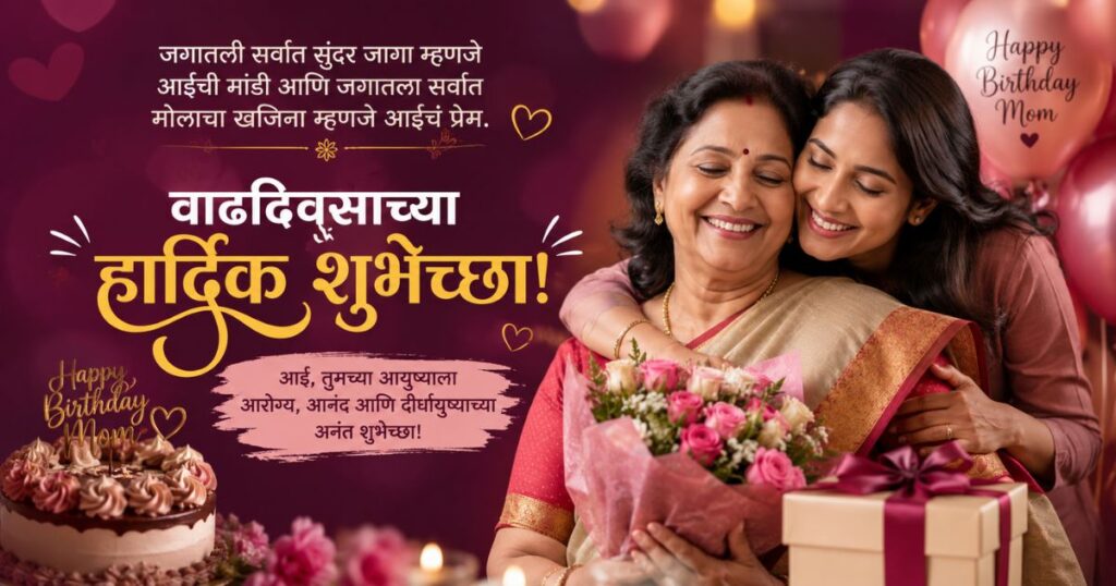 Happy Birthday Wishes For Mom In Marathi