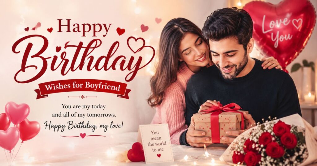 Happy Birthday Wishes for Boyfriend