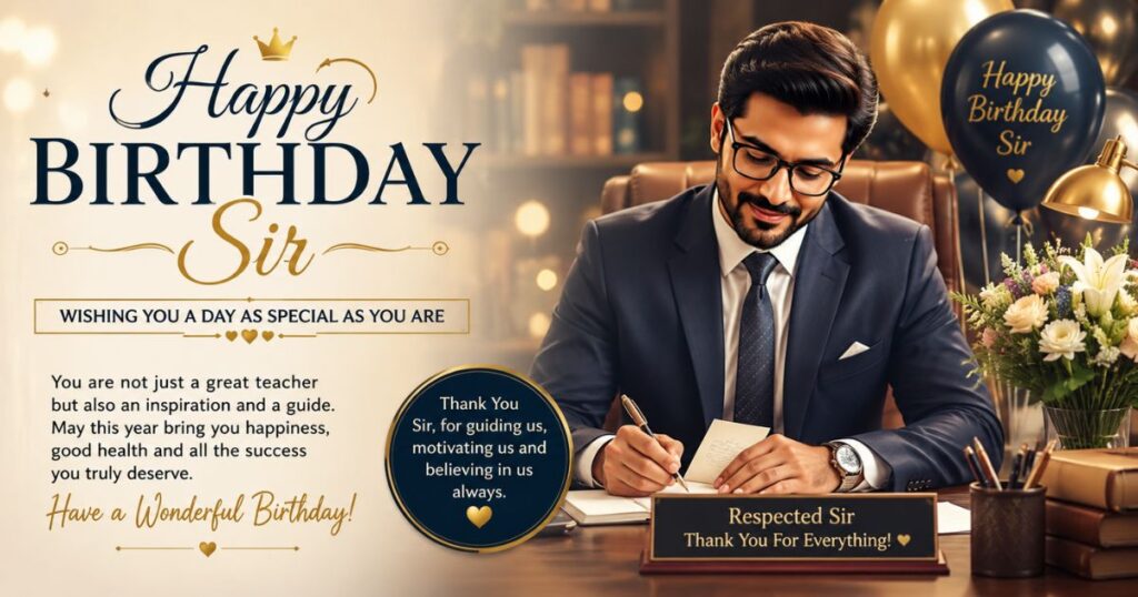 Happy Birthday Wishes for Sir
