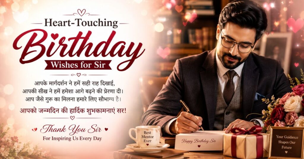 Heart-Touching Birthday Wishes for Sir