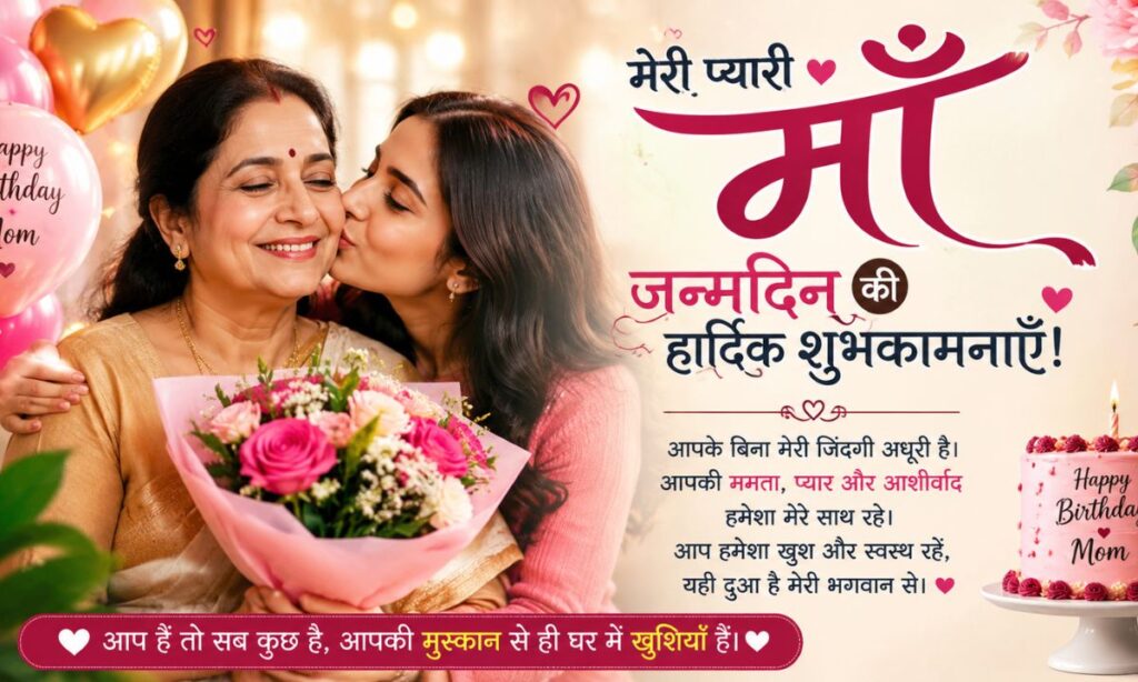 Mom Birthday Wishes In Hindi