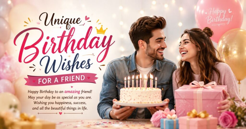 Unique Birthday Wishes for a Friend