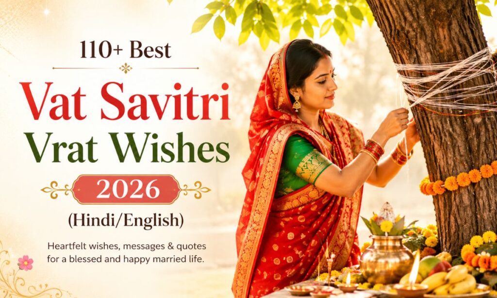110+ Best Vat Savitri Vrat Wishes 2026 (HindiEnglish)