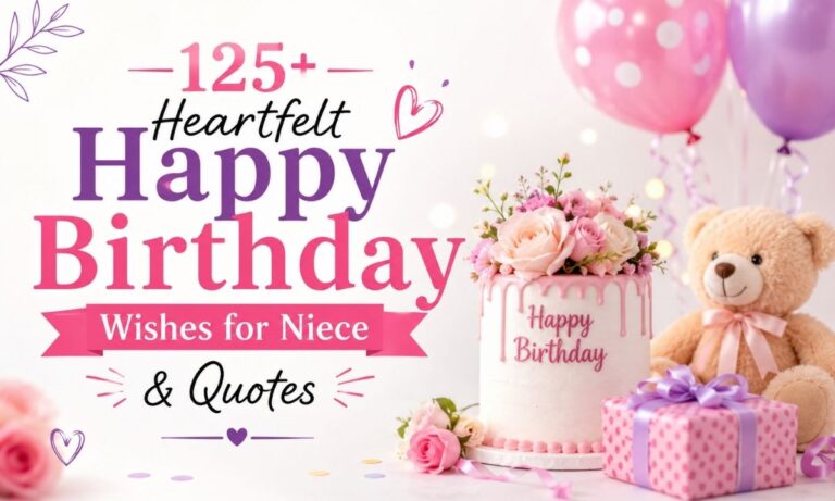 125+ Heartfelt Happy Birthday Wishes for Niece & Quotes