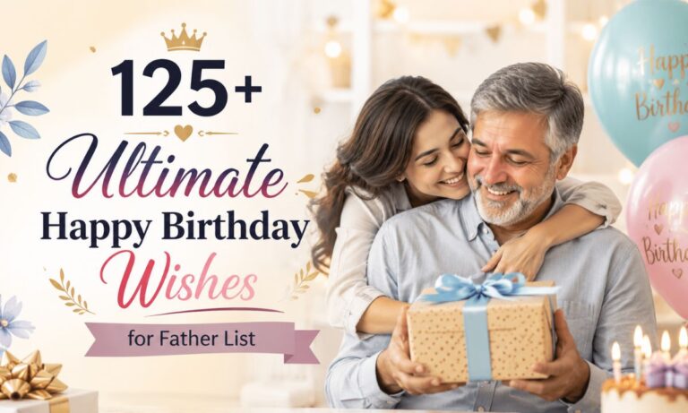 125+ Ultimate Happy Birthday Wishes for Father List