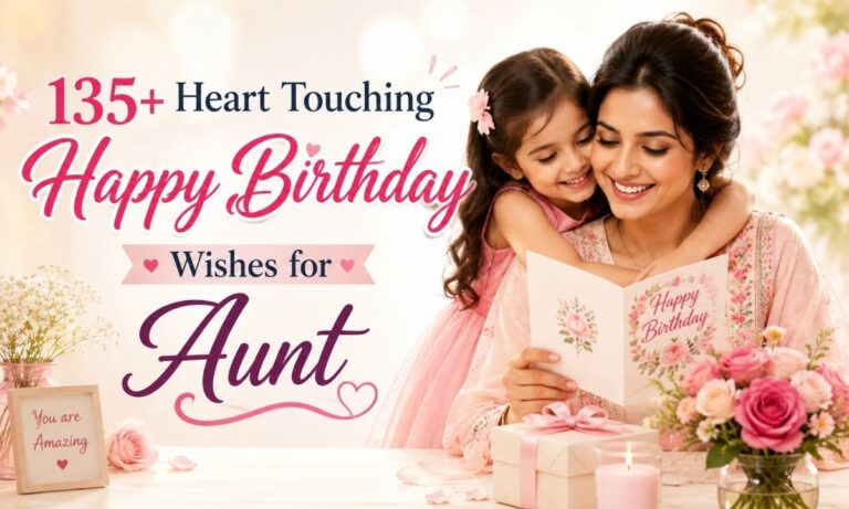 135+ Heart Touching Happy Birthday Wishes for Aunt