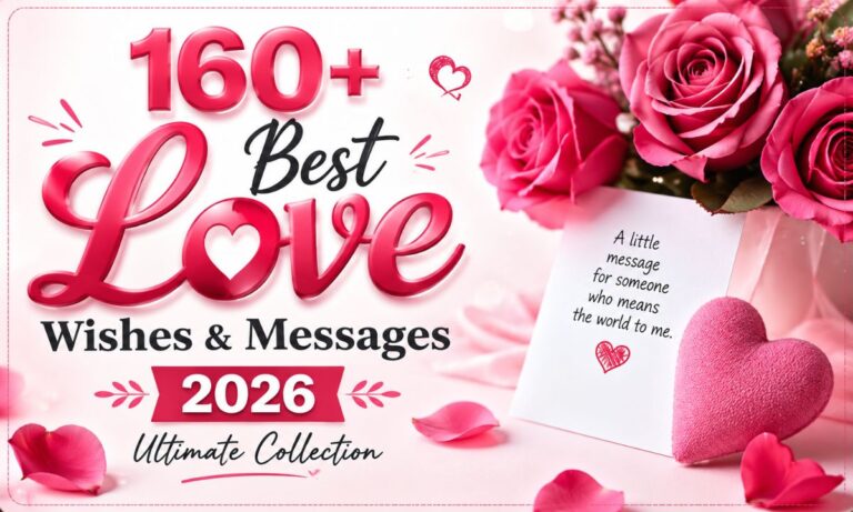 160+ Best Love Wishes & Messages 2026 (Ultimate Collection)