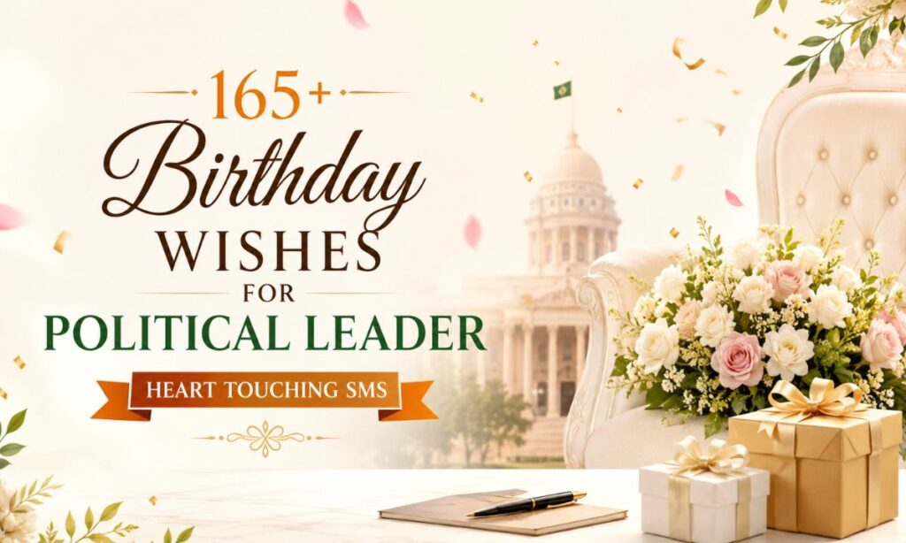 165+ Birthday Wishes for Political Leader – Heart Touching SMS