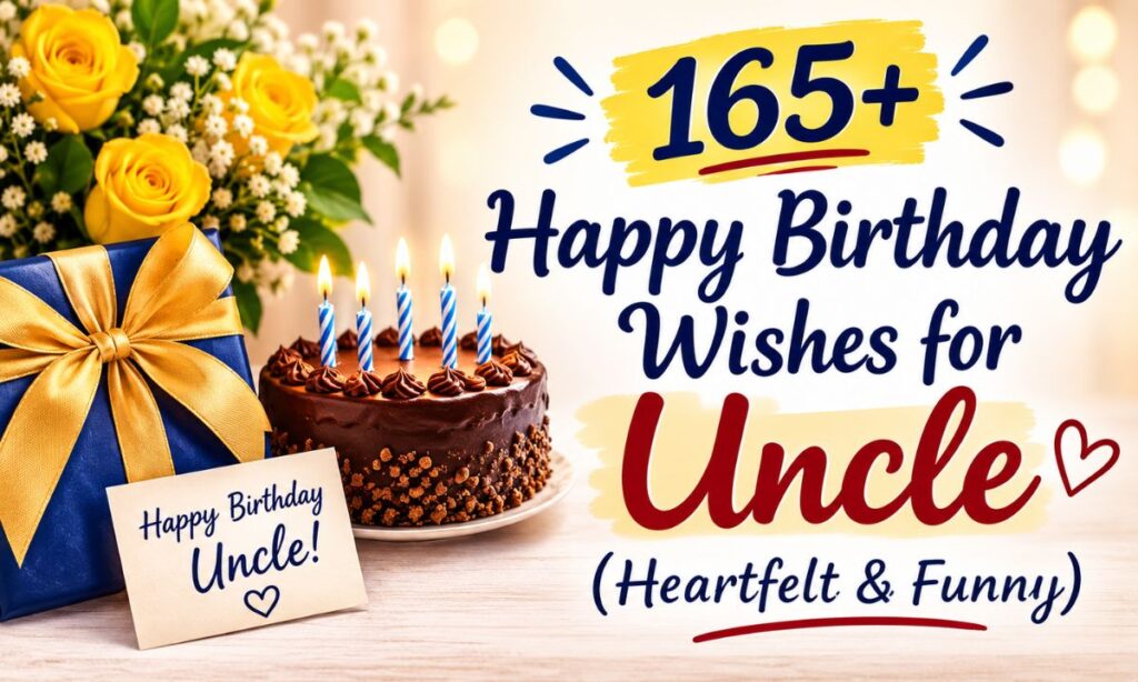 165+ Happy Birthday Wishes for Uncle (Heartfelt & Funny)