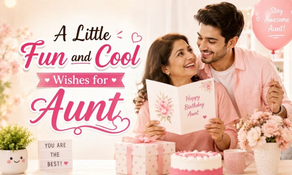 A Little Fun and Cool Wishes for Aunt