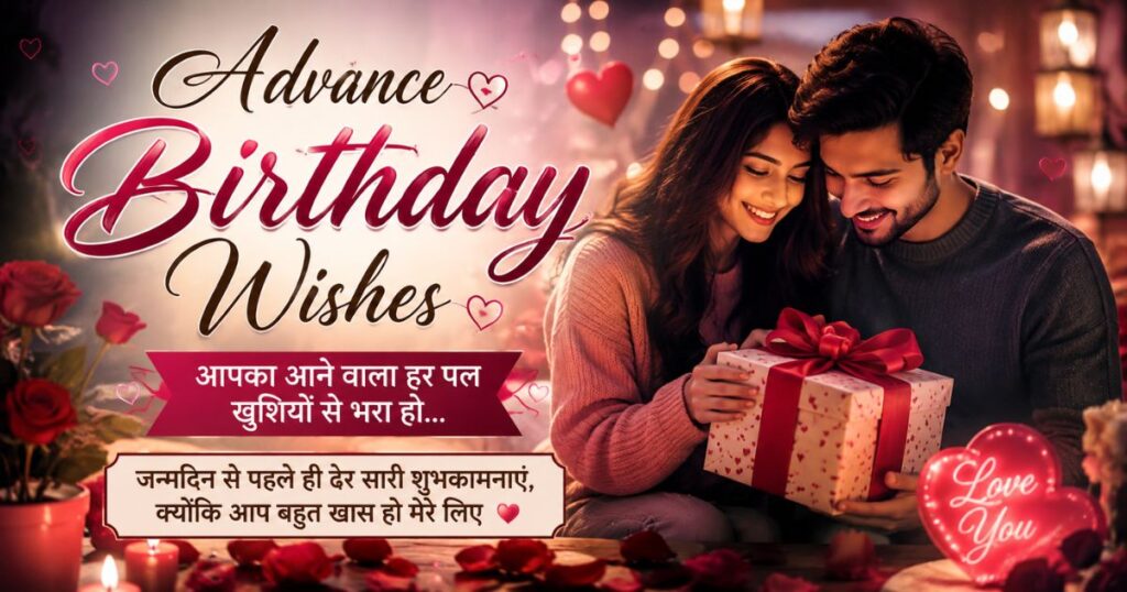Advance Birthday Wishes in Hindi