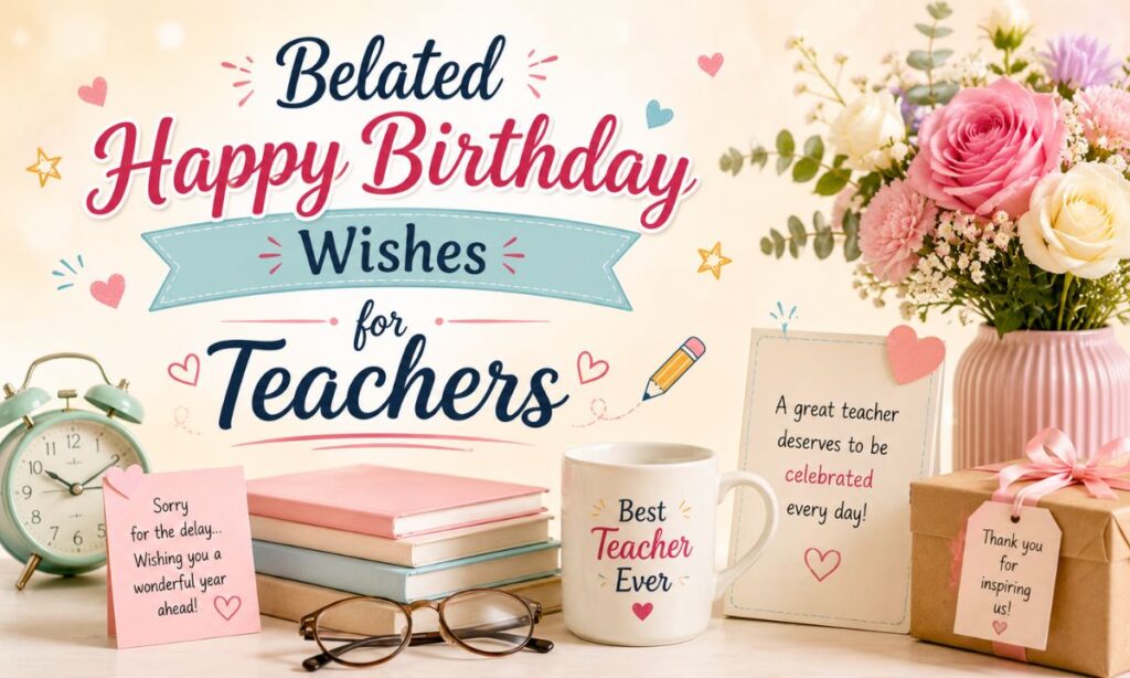 Belated Happy Birthday Wishes for Teachers