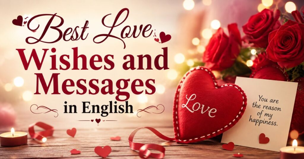Best Love Wishes and Messages in English