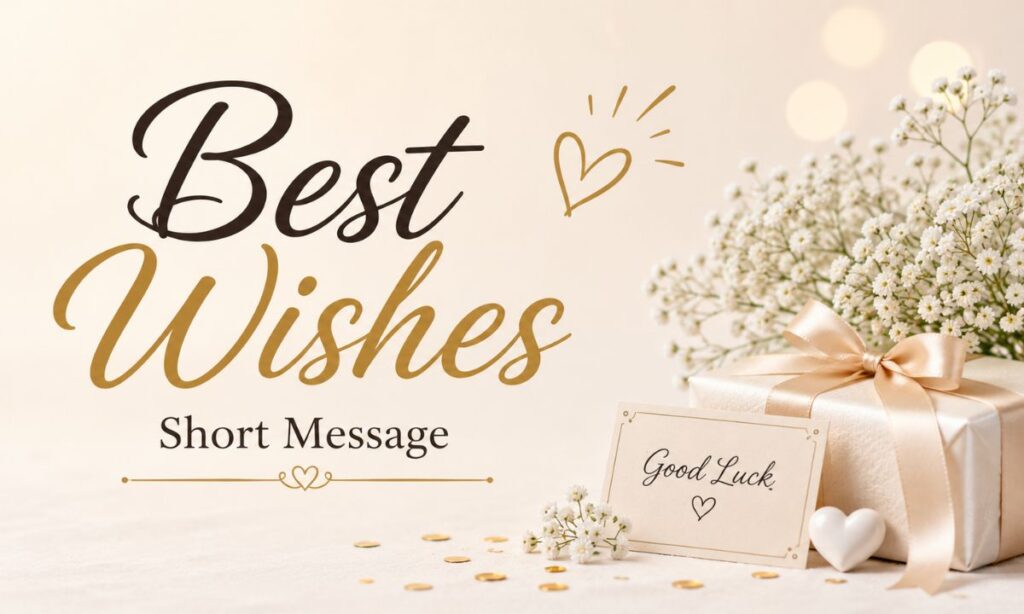 Best Wishes Short Message
