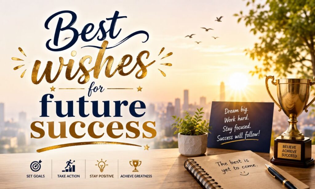Best wishes for future success