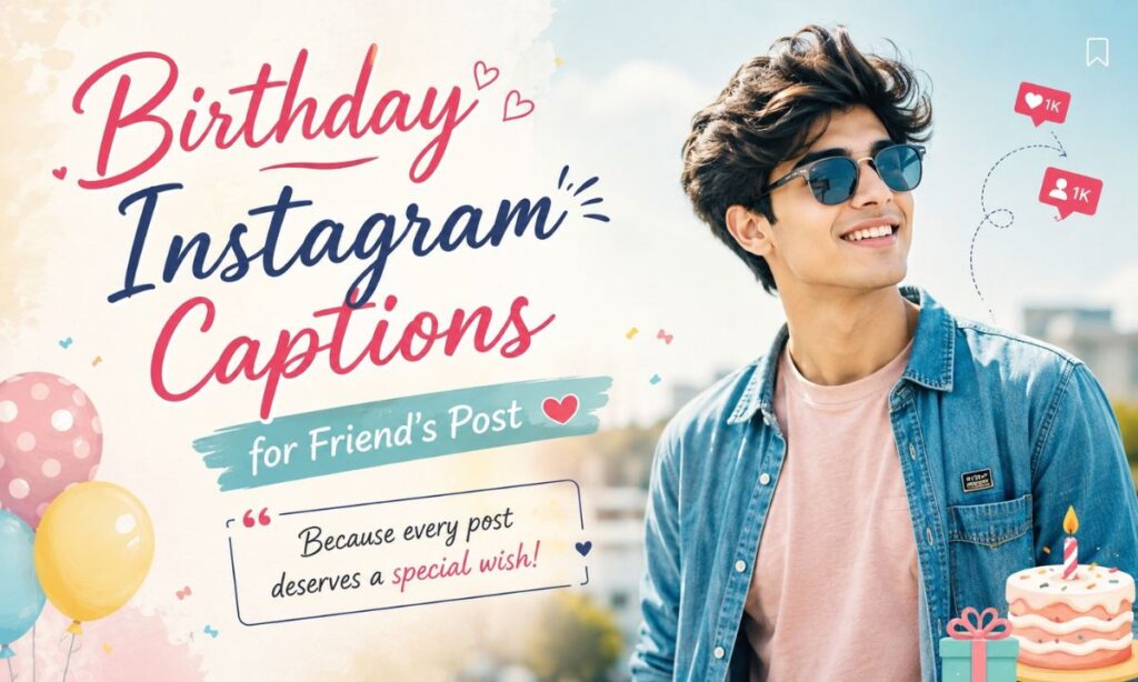 _Birthday Instagram Captions for Friend’s Post