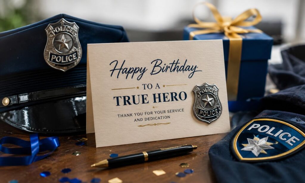 Birthday Quotes for Police Officer