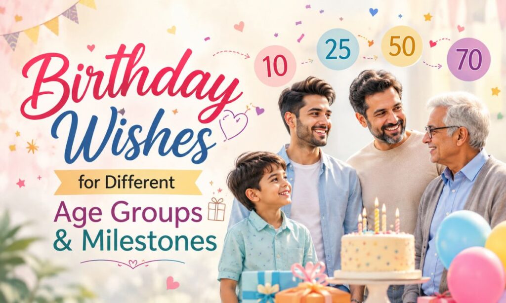 _Birthday Wishes for Different Age Groups & Milestones