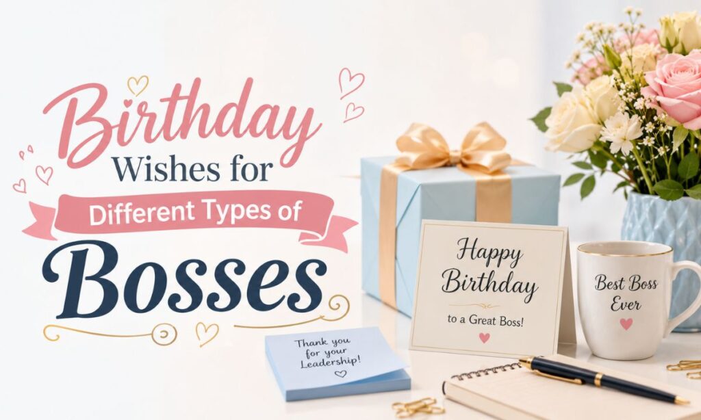Birthday Wishes for Different Types of Bosses