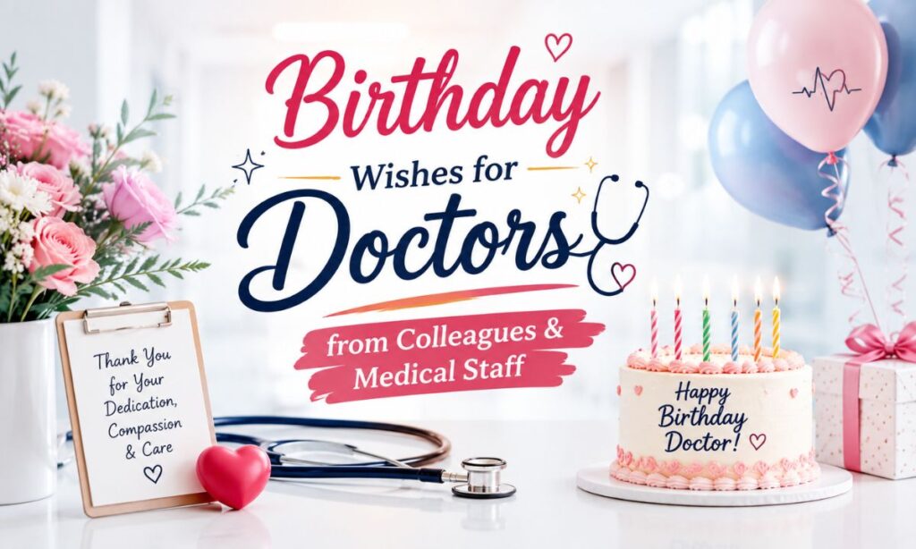 Birthday Wishes for Doctors from Colleagues & Medical Staff