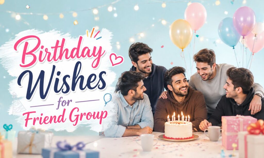 Birthday Wishes for Friend Group