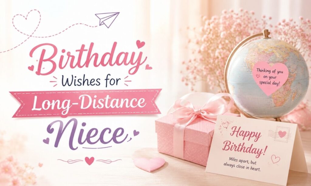 Birthday Wishes for Long-Distance Niece