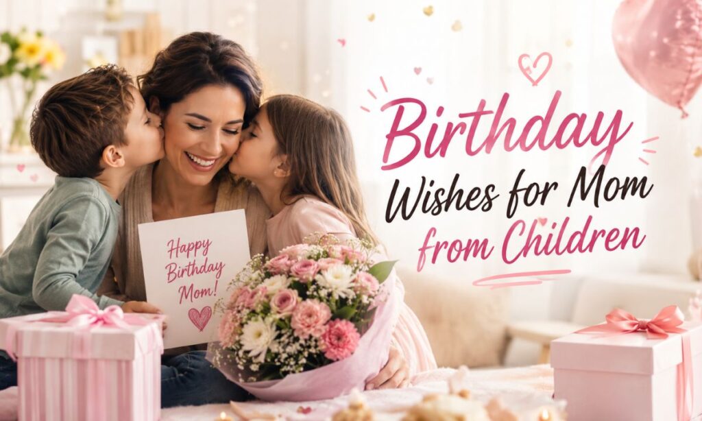 Birthday Wishes for Mom from Children