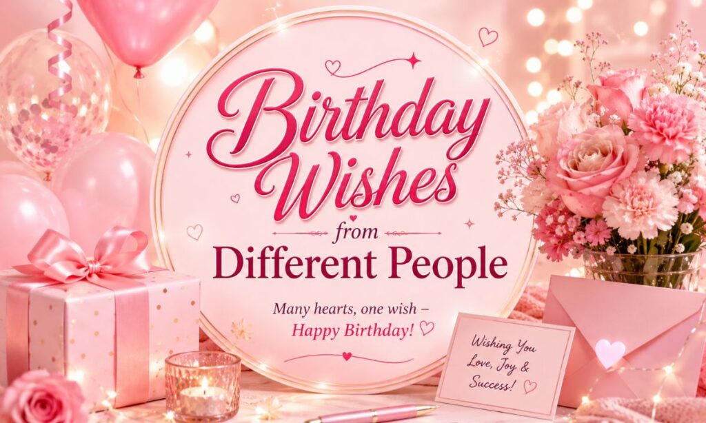 Birthday Wishes from Different People