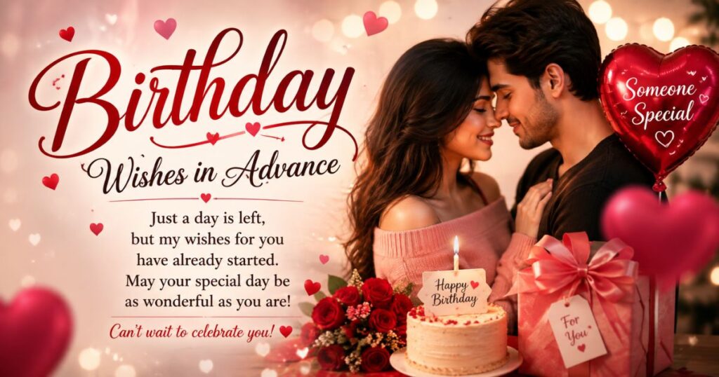 Birthday Wishes in Advance (English)