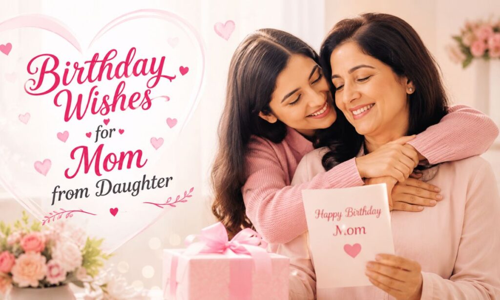 Birthday wishes for Mom from daughter