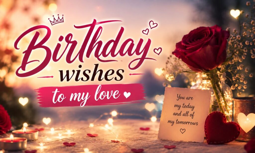 Birthday wishes to my love 💕