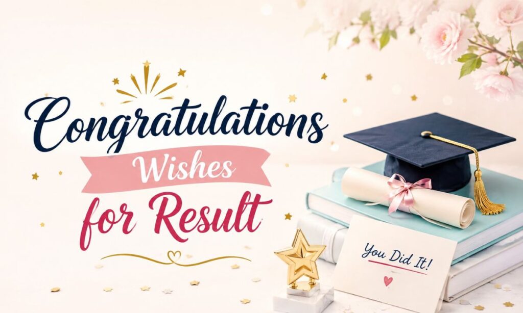 Congratulations Wishes for Result