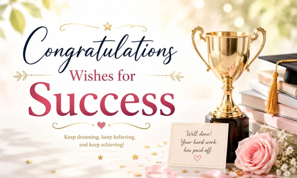 Congratulations Wishes for Success