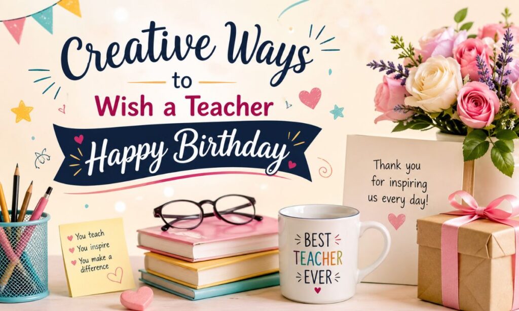 _Creative Ways to Wish a Teacher Happy Birthday