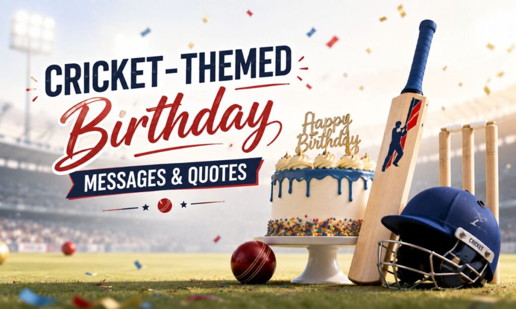_Cricket-Themed Birthday Messages & Quotes