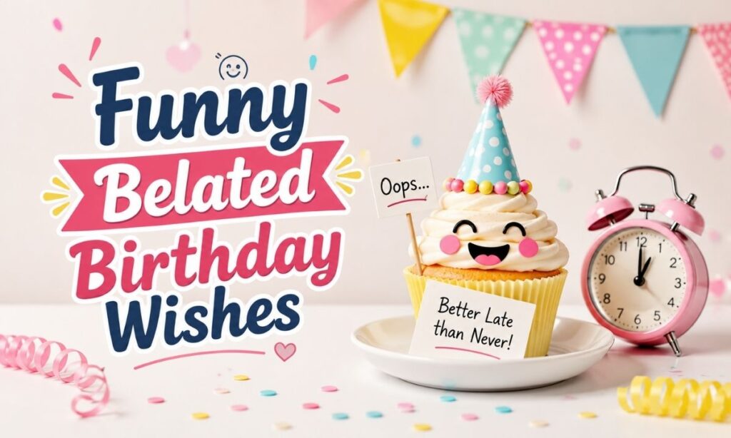 Funny Belated Birthday Wishes