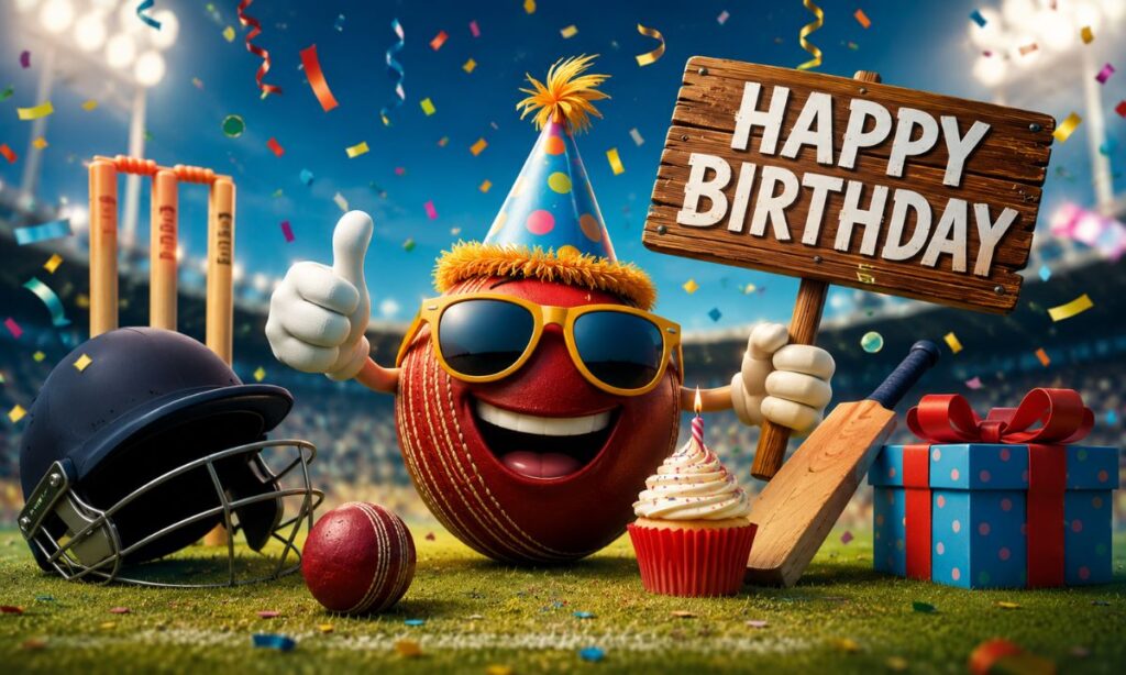 _Funny Birthday Wishes for Cricketer (Short, Sweet & Inspiring)