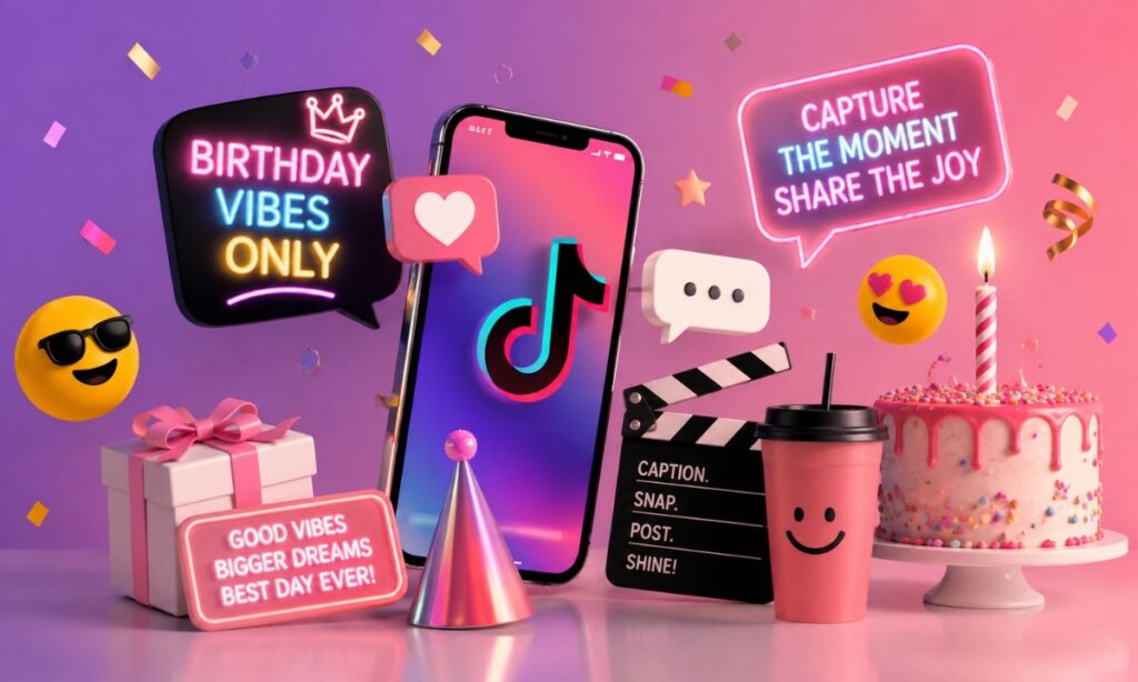 _Gen-Z Birthday Captions for Instagram & TikTok