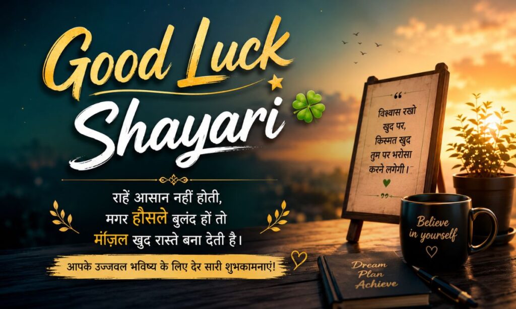 Good Luck Shayari