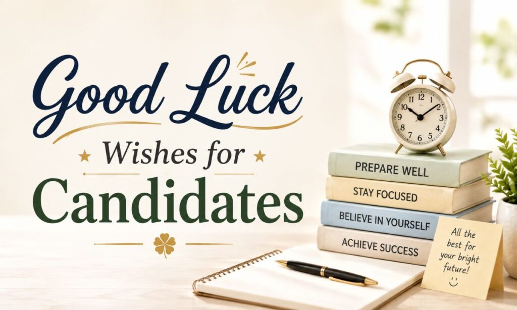 Good Luck Wishes for Candidates