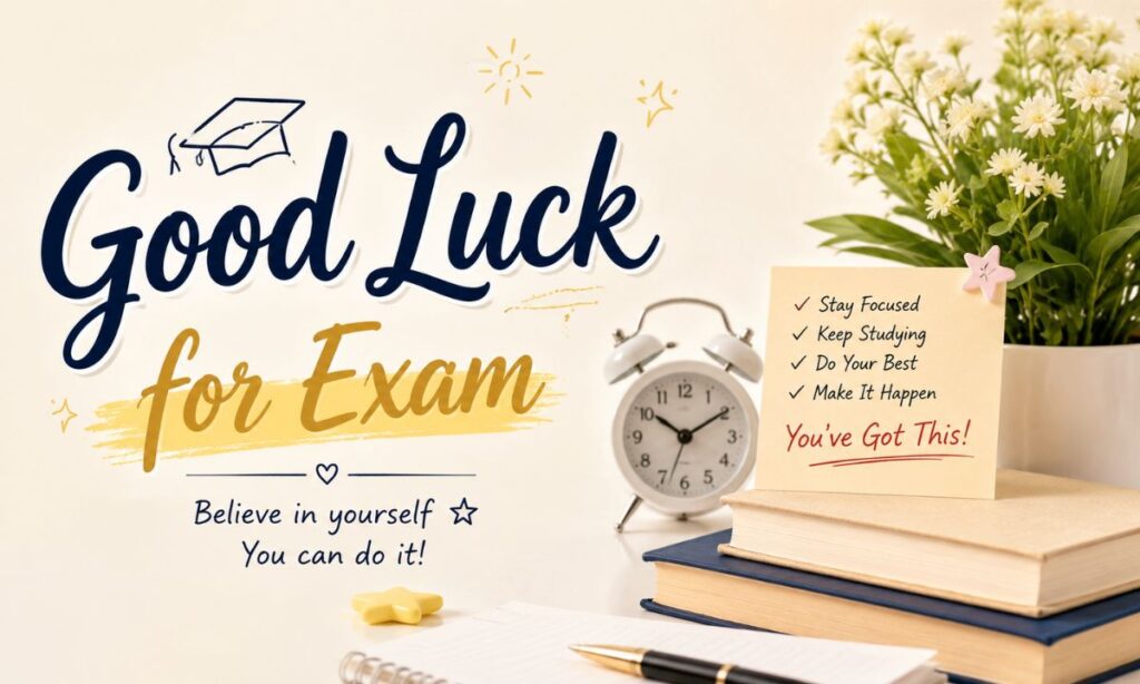 Good Luck for Exam
