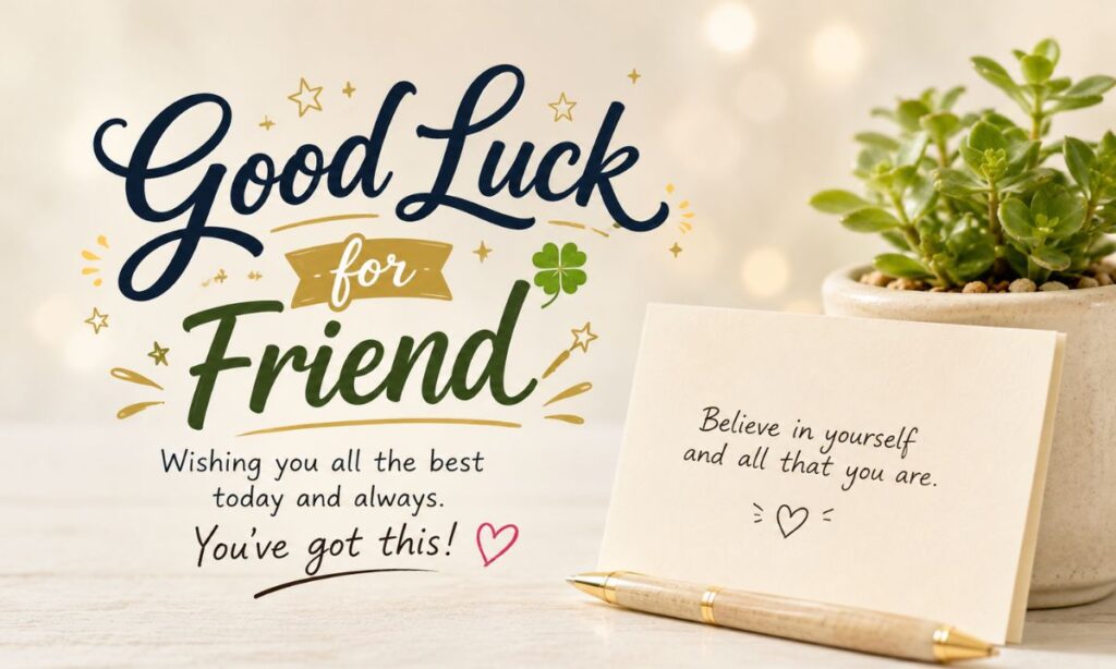 Good Luck for Friend