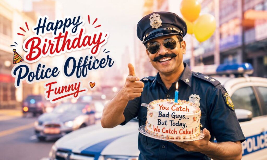 Happy Birthday Police Officer Funny