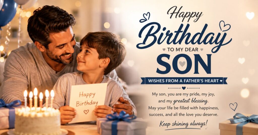 _Happy Birthday Wishes For Son From Father
