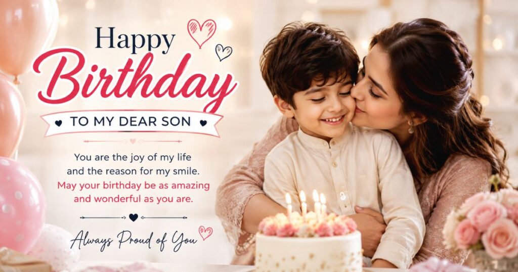 Happy Birthday Wishes For Son From Mother