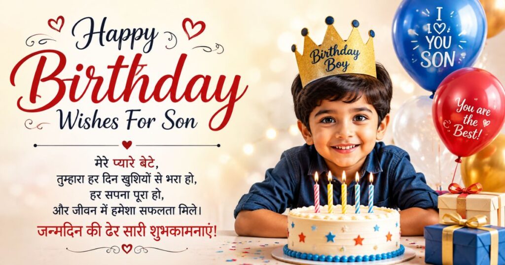 _Happy Birthday Wishes For Son In Hindi