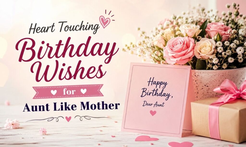 Heart Touching Birthday Wishes for Aunt Like Mother